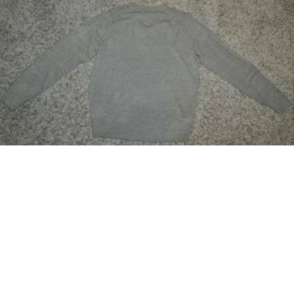 Mens Sweater Dockers Beige Small V-neck Comfort Touch Long Sleeve Acrylic - Picture 4 of 4